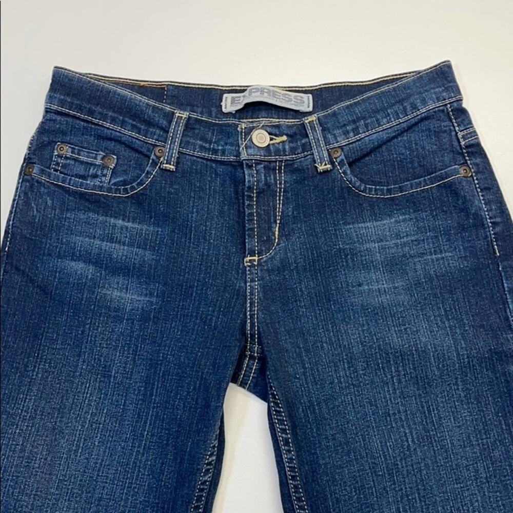 Express Women's Dark Blue Boot Cut Jeans